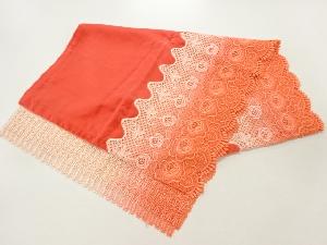 リサイクル　ビロードレース花模様ショール